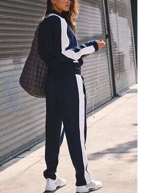 New Free People Play Marker Set Womens M Track Suit Athleisure Gorpcore Sporty